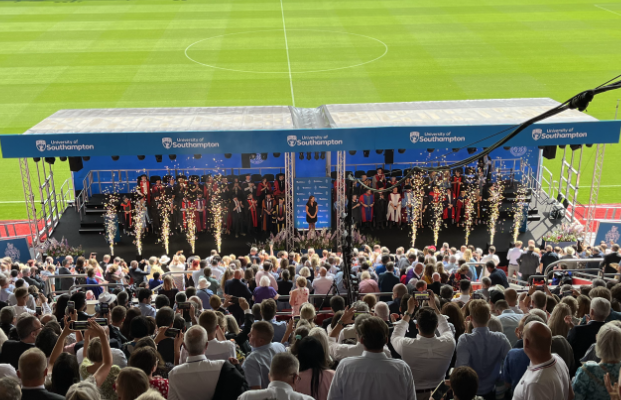 Southampton Graduation at St Mary's Football Stadium